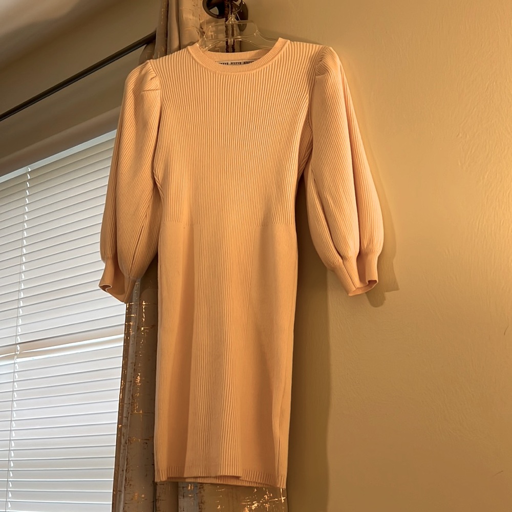 Cream colored short dress